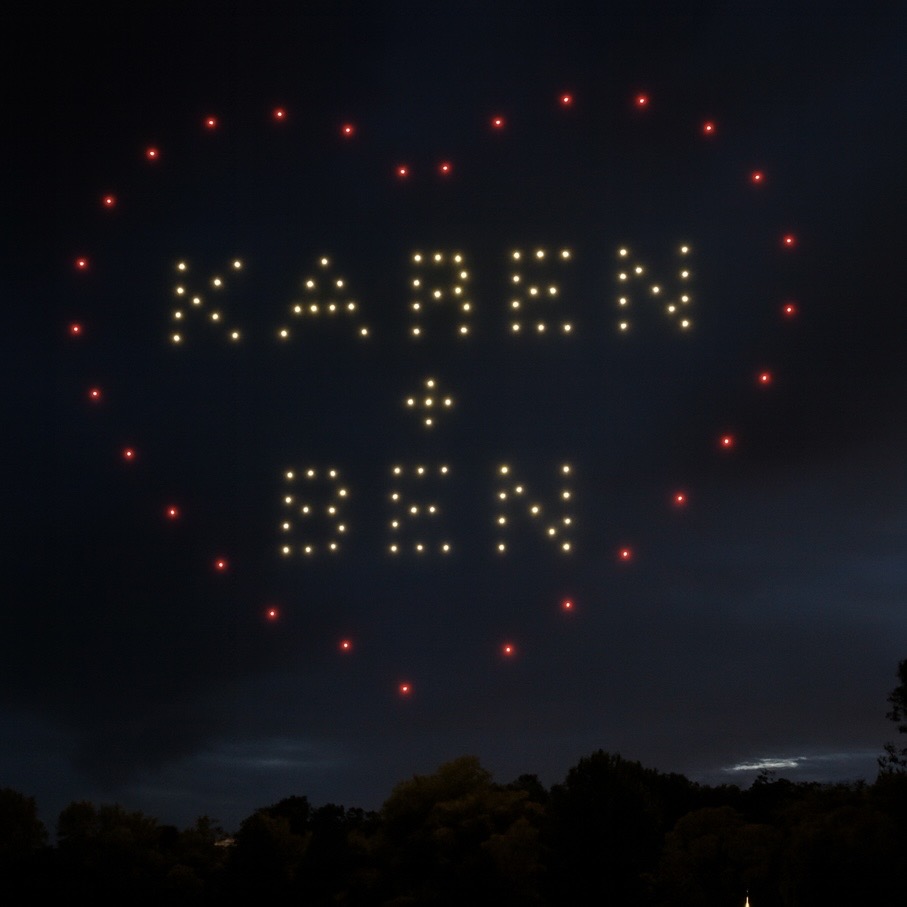 Karen + ben in the heart